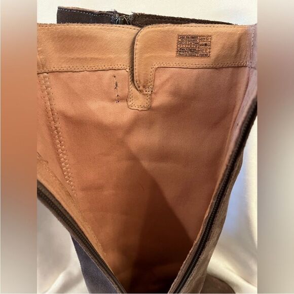 UGG Knee high suede boots, Bandera Biker Combat Moto style size 6‎ - Picture 6 of 12